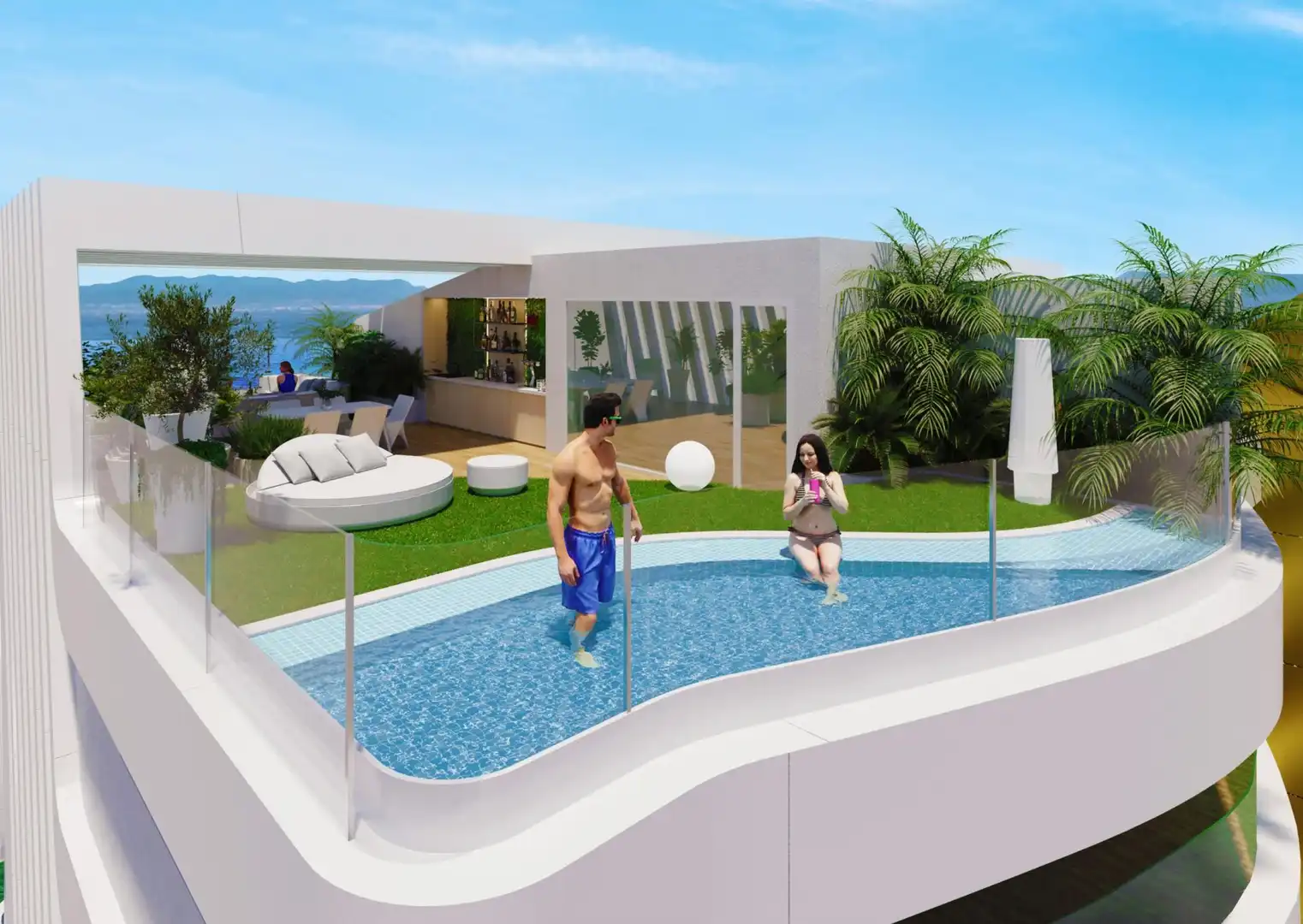 Penthouse with pool for sale in Dos  Mares, imagen 15