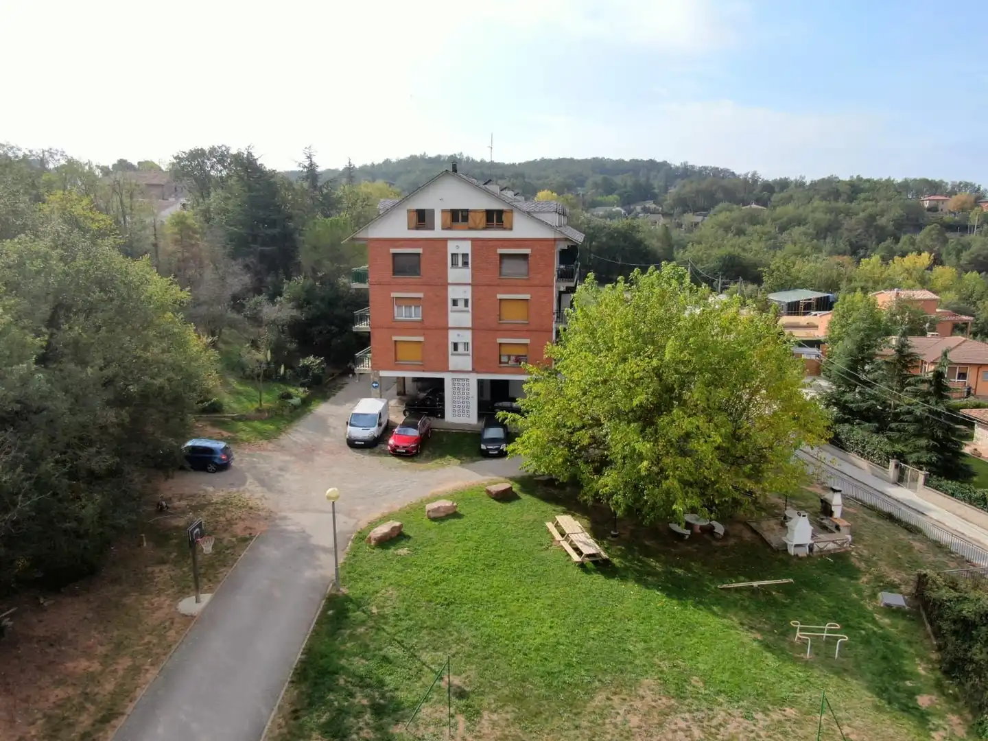 Vista exterior de Piso en venta en Moià con Calefacción, Amueblado y Piscina comunitaria