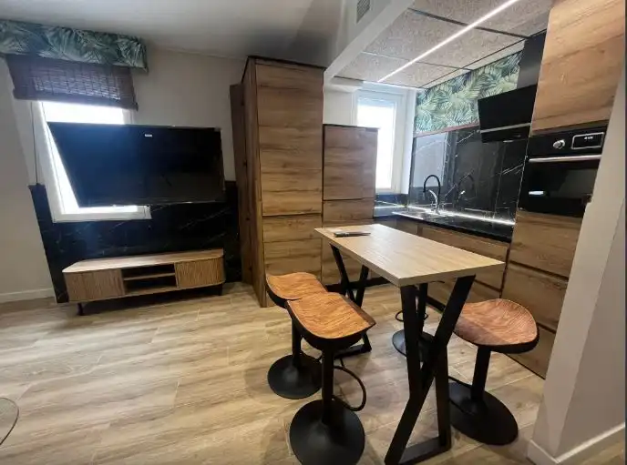 Kitchen of Flat for rent in Zaragoza  with Heating, Parquet flooring and Furnished