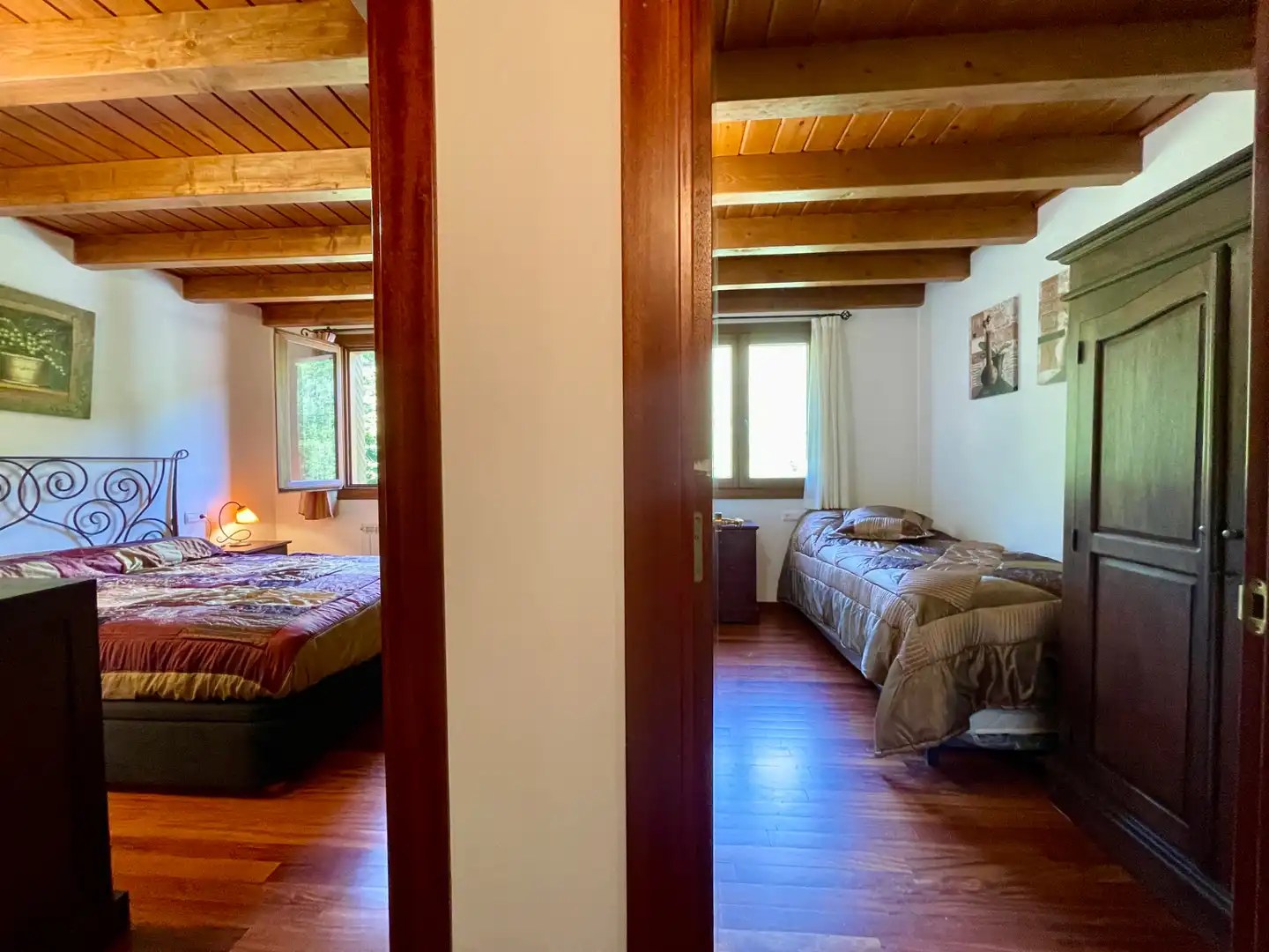 Bedroom of Duplexes for sale in Setcases  with Heating, Parquet flooring and Furnished