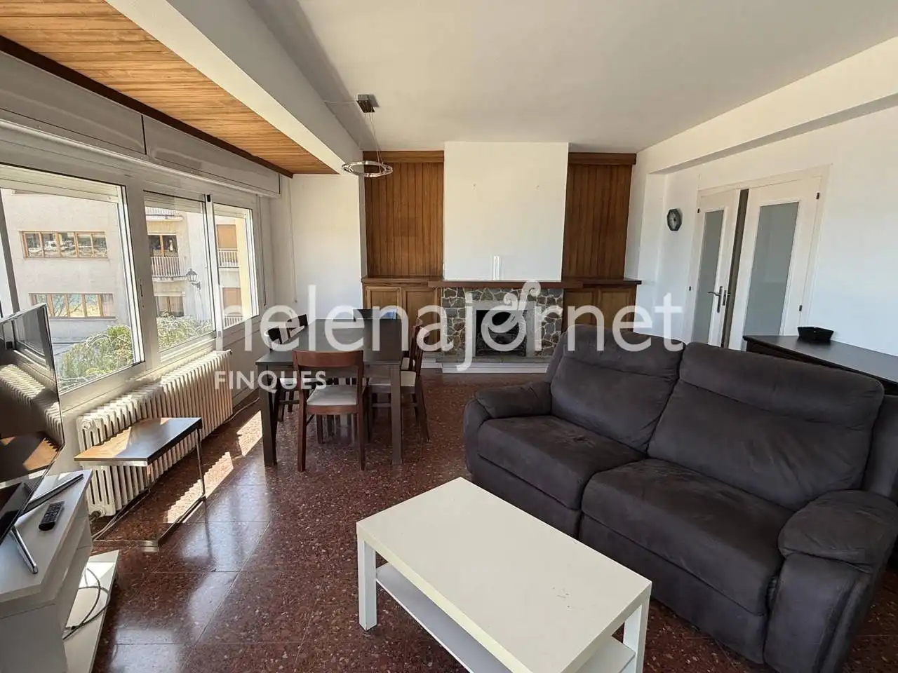 Sala de estar de Piso de alquiler en Sant Feliu de Guíxols con Aire acondicionado, Calefacción y Amueblado