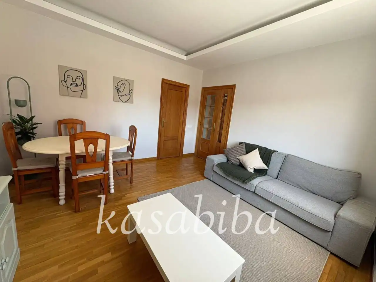 Living room of Flat for rent in Valencia  with Air Conditioner, Heating and Parquet flooring