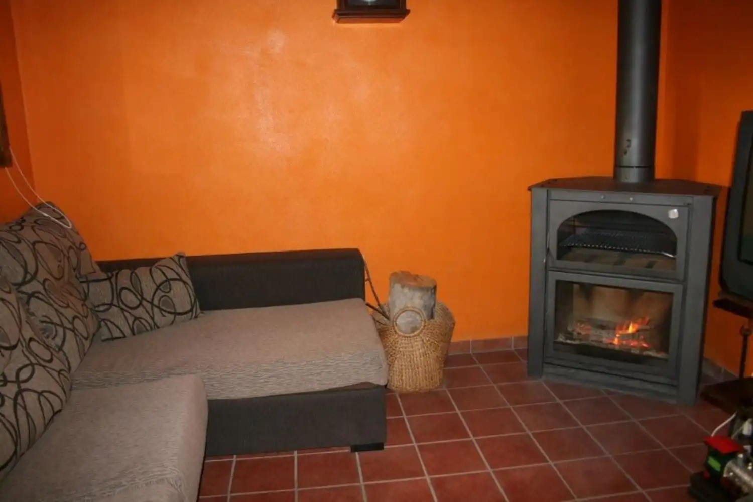 Wohnzimmer von Einfamilien-Reihenhaus zum Verkauf in Morella mit Terrasse, Abstellraum und Möbliert
