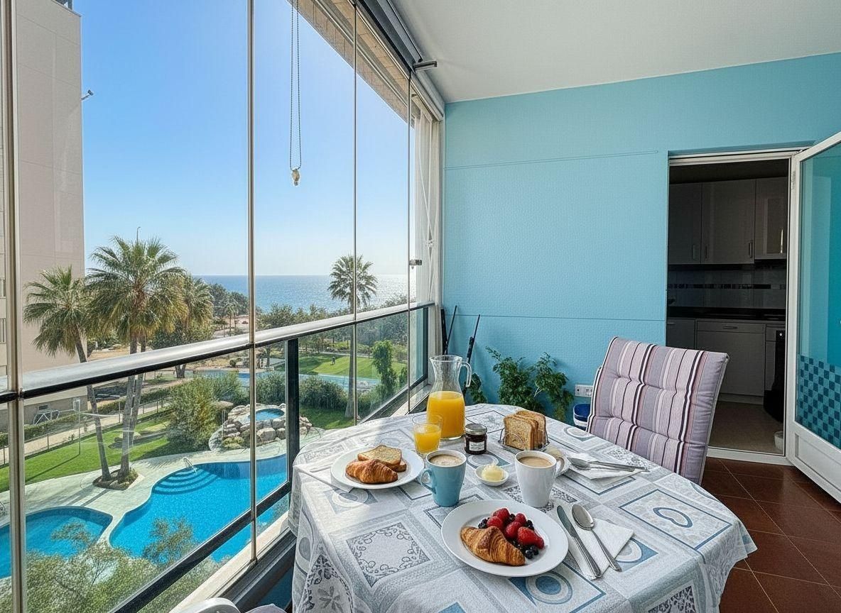 Terraza de Apartamento en venta en Villajoyosa / La Vila Joiosa con Calefacción, Jardín privado y Terraza