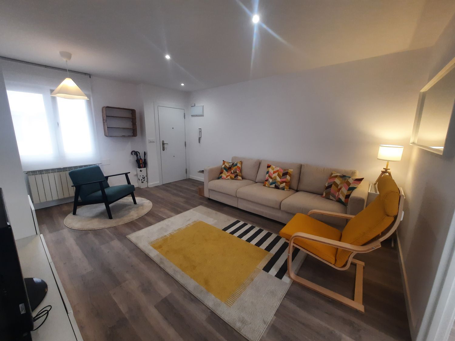 Living room of Flat to rent in Gijón   with Heating and Swimming Pool