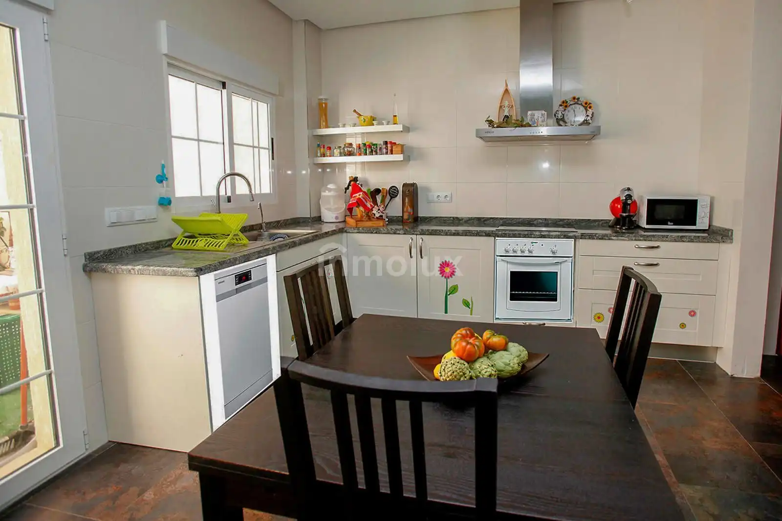 Cocina de Casa o chalet en venta en Mutxamel con Aire acondicionado, Jardín privado y Terraza