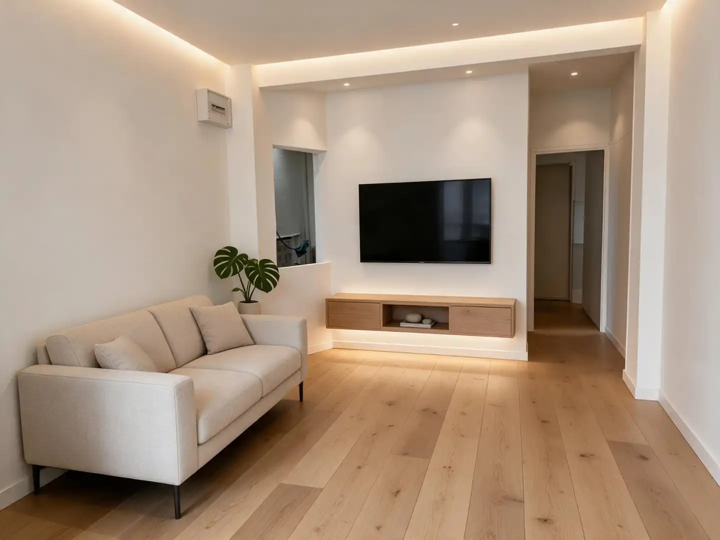 Sala de estar de Piso en venta en Elda con Balcón