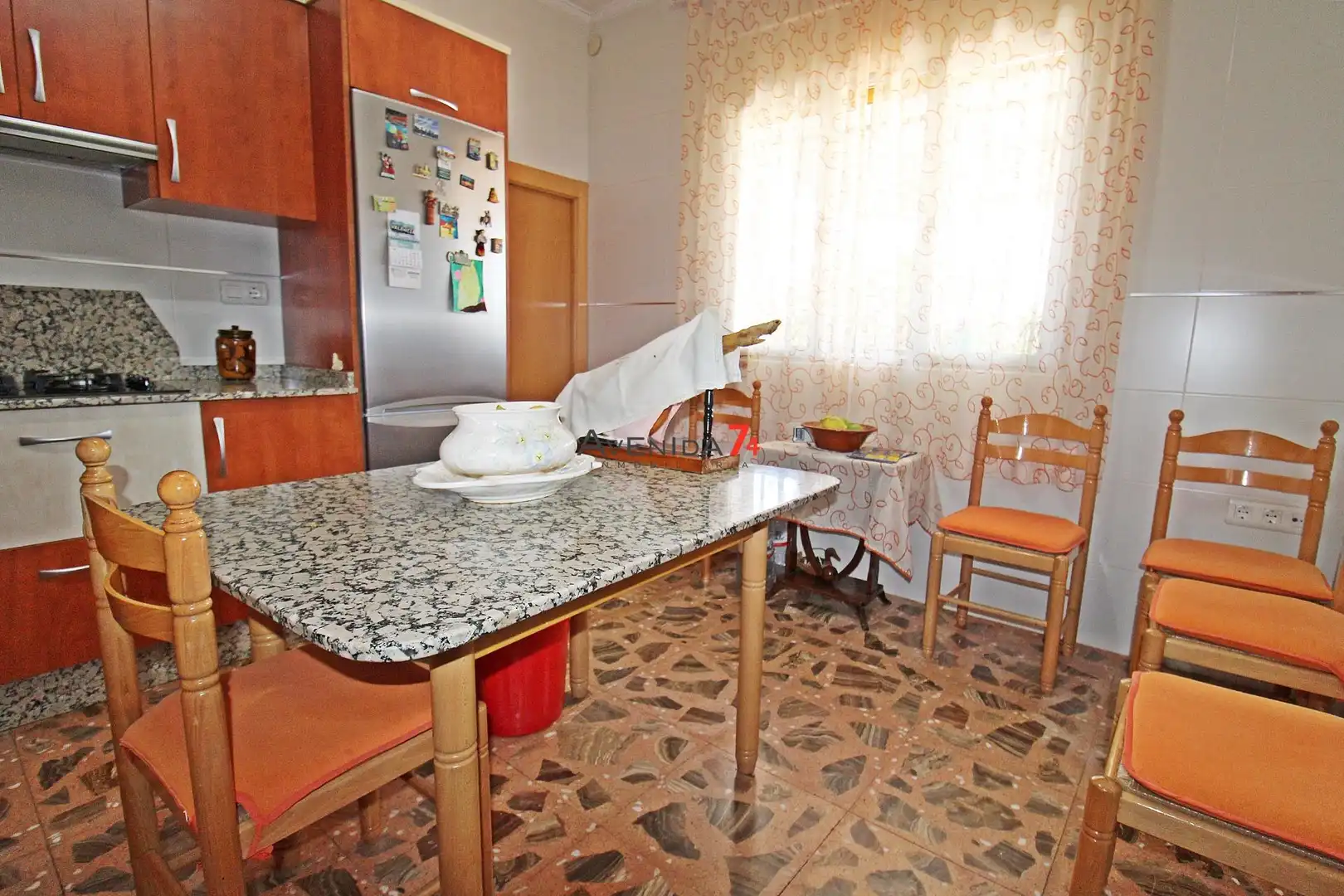 Cuina de Casa o xalet en venda en Lorca amb Aire condicionat, Jardí privat i Moblat