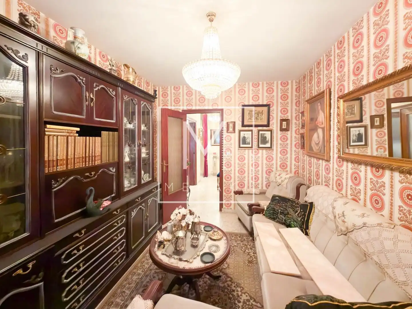 Sala de estar de Piso en venta en Albacete con Calefacción, Trastero y Amueblado