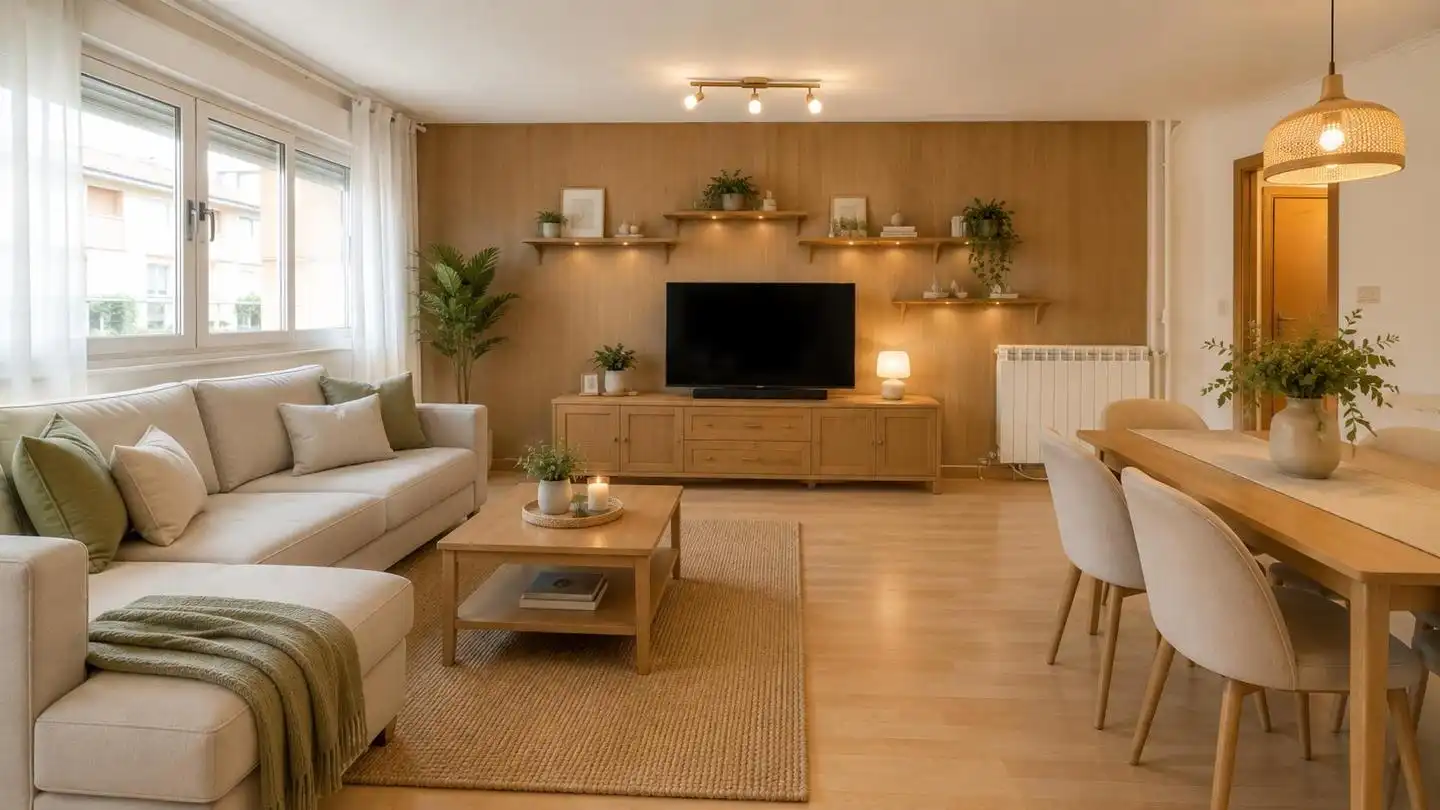 Sala de estar de Piso en venta en Móstoles con Calefacción y Terraza