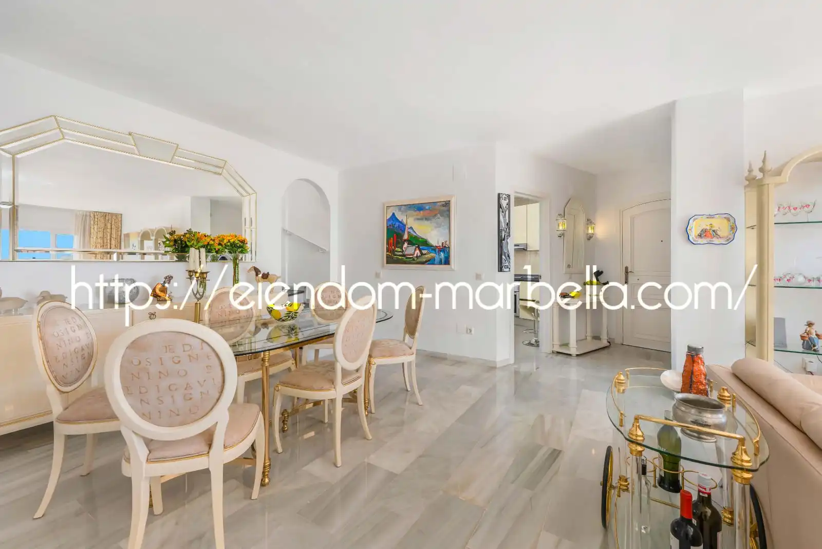 Esszimmer von Maisonette zum Verkauf in Mijas mit Klimaanlage, Terrasse und Möbliert
