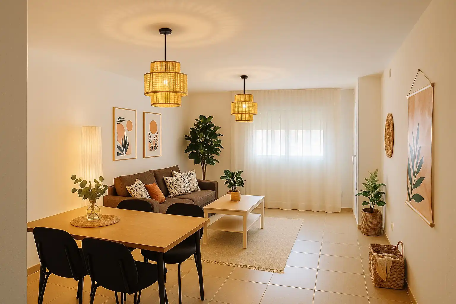 Sala de estar de Apartamento en venta en Torreblanca con Aire acondicionado y Piscina comunitaria