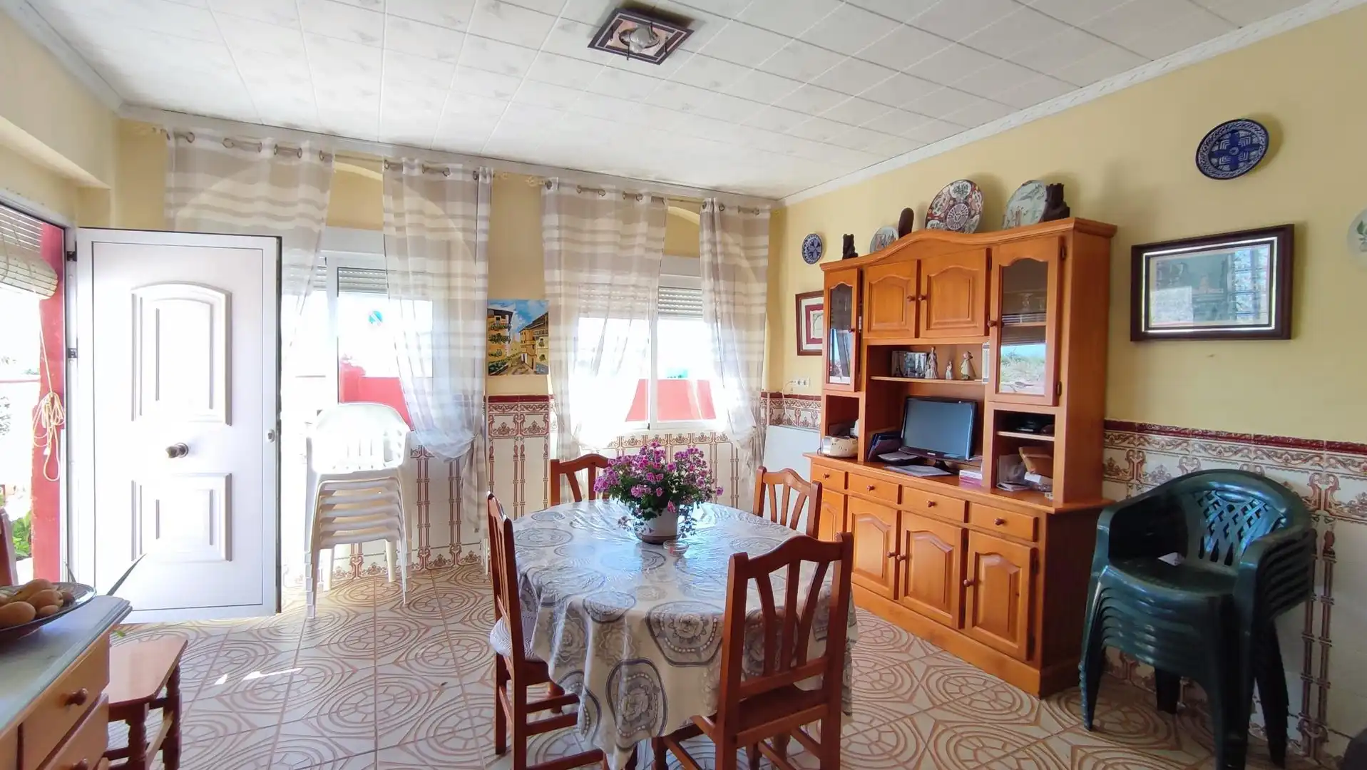 Comedor de Casa adosada en venta en Gandia con Aire acondicionado, Jardín privado y Terraza