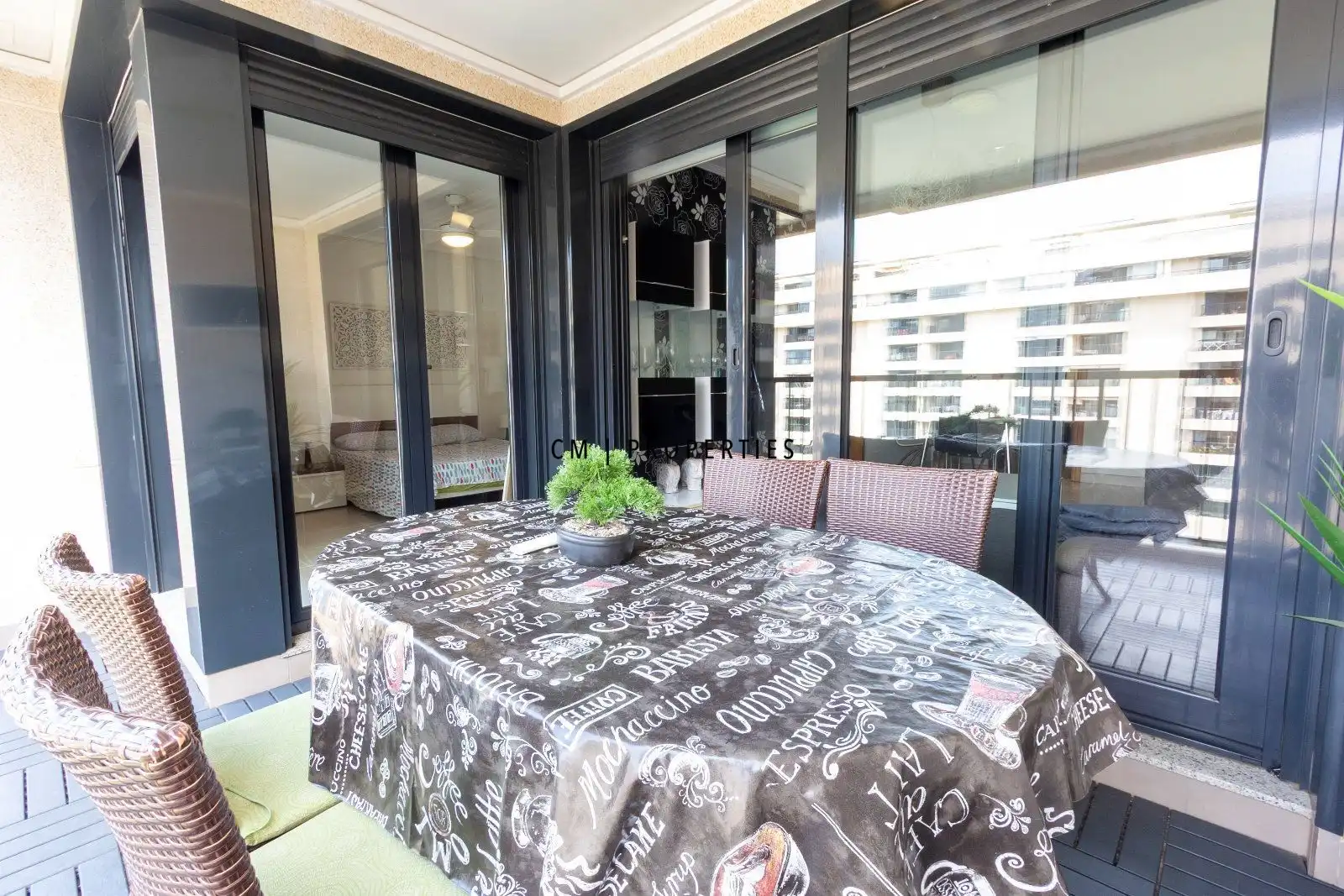 Terrace of Flat for rent in Alboraya  with Air Conditioner, Terrace and Swimming Pool