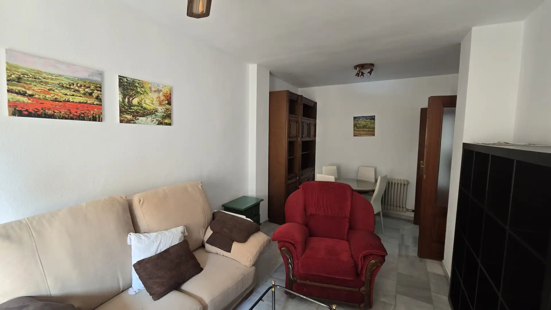 Wohnzimmer von Wohnung zur Miete in Úbeda mit Heizung, Möbliert und Ofen