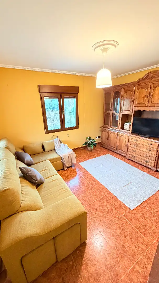 Wohnzimmer von Haus oder Chalet zur Miete in Gijón  mit Heizung, Privatgarten und Möbliert