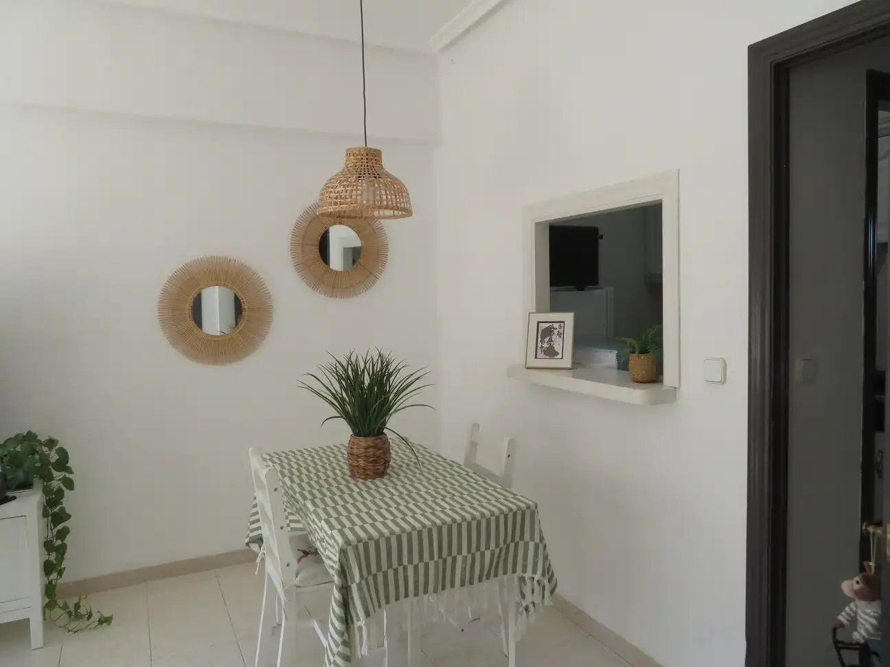 Dining room of Apartments for sale in Dénia  with Air Conditioner, Terrace and Furnished