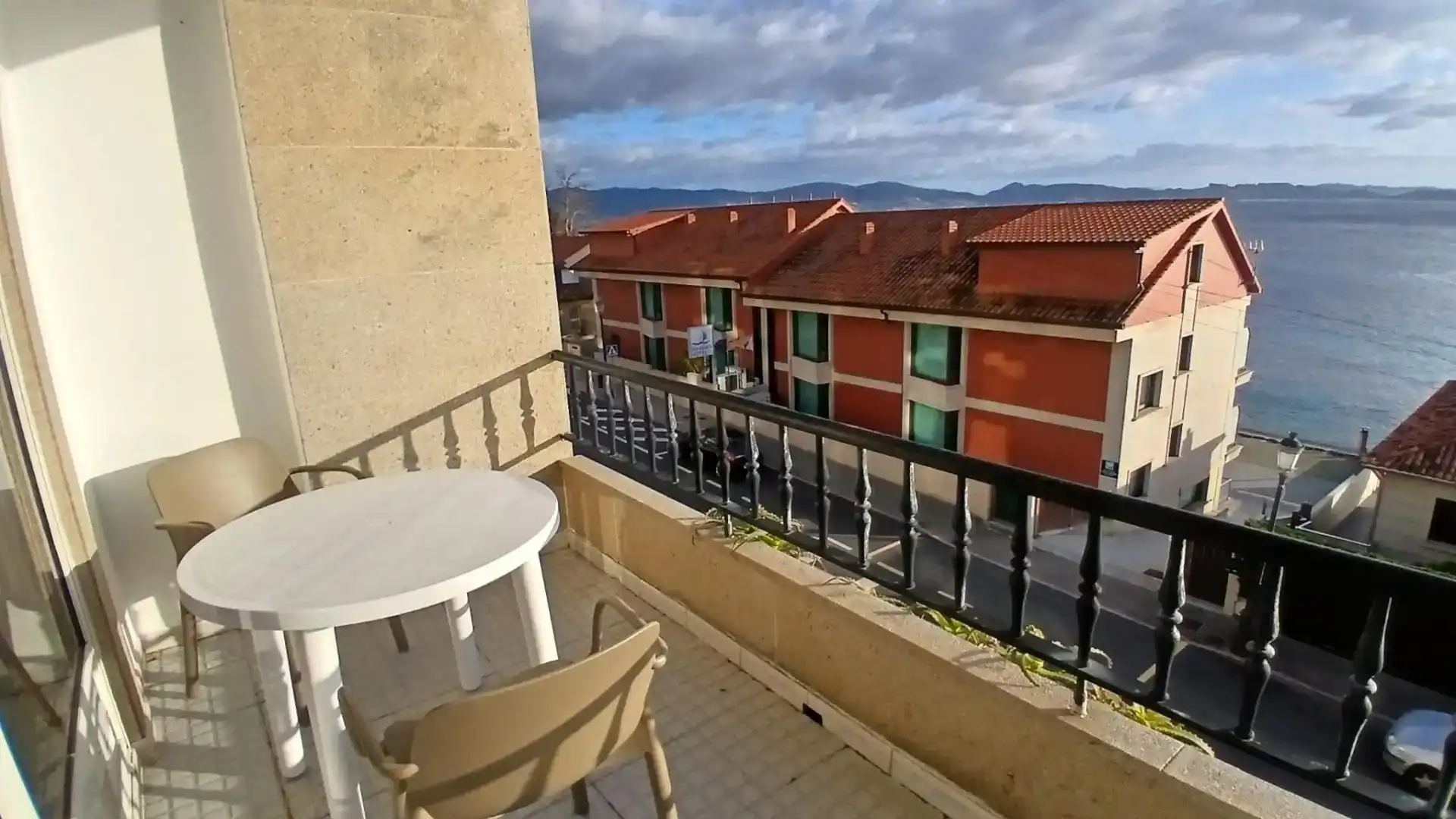 Terrasse von Wohnung zur Miete in Sanxenxo mit Möbliert