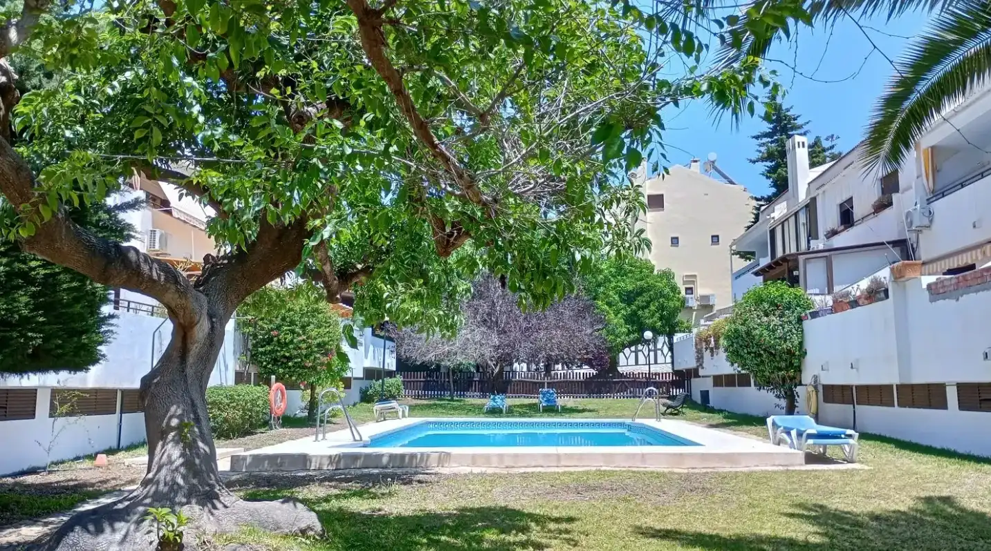 Swimming pool of Detached homes for sale in Málaga  with Air Conditioner, Terrace and Community pool
