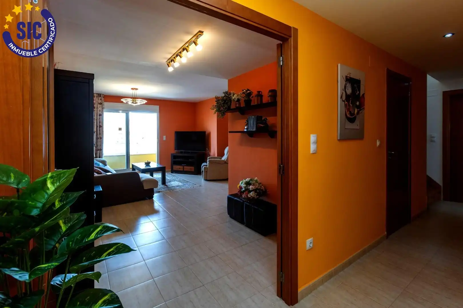 Sala de estar de Ático en venta en Oropesa del Mar / Orpesa con Aire acondicionado, Terraza y Amueblado