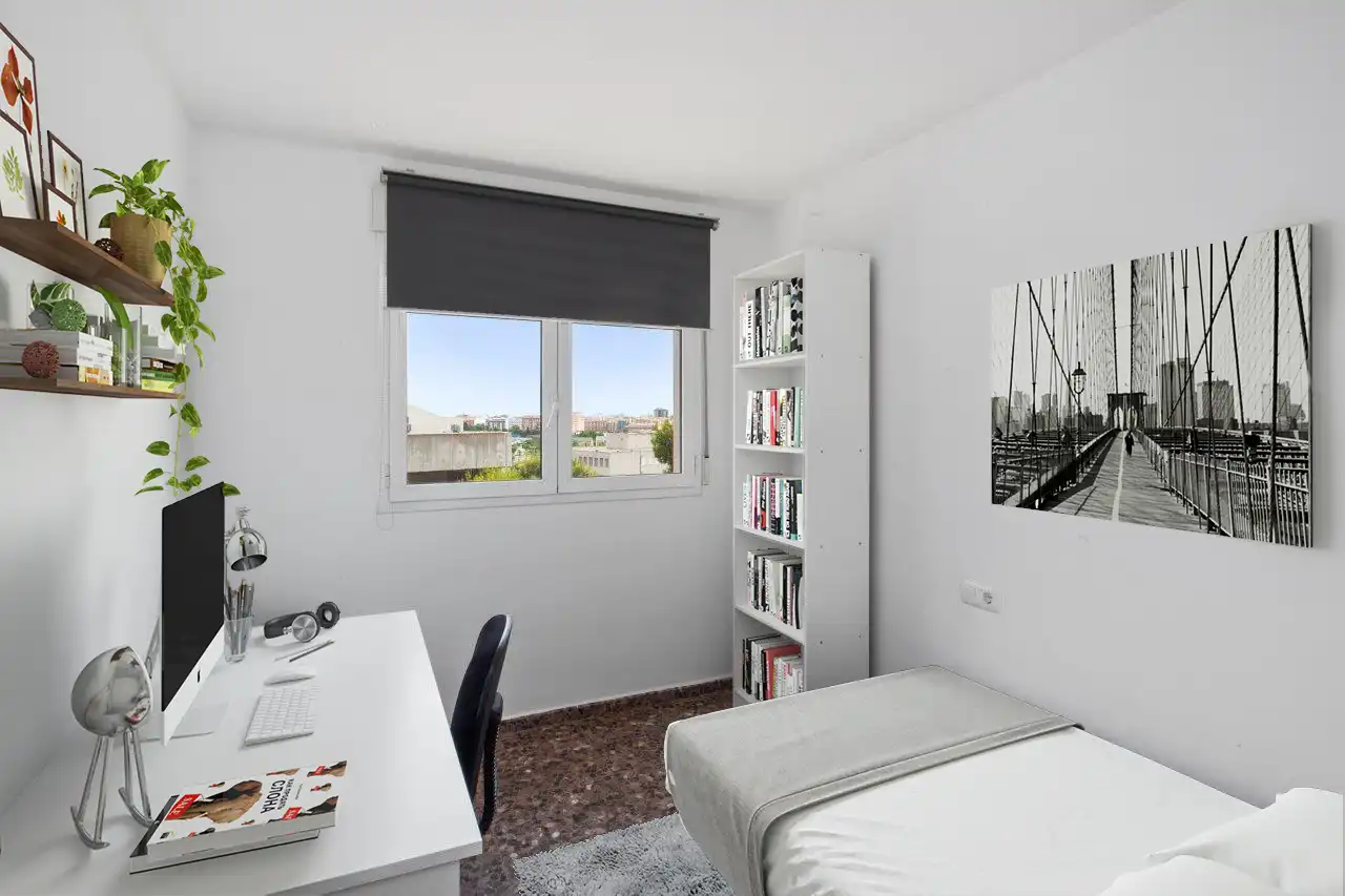 Bedroom of Flat for rent in Castellón de la Plana / Castelló de la Plana  with Air Conditioner, Storage room and Pets allowed