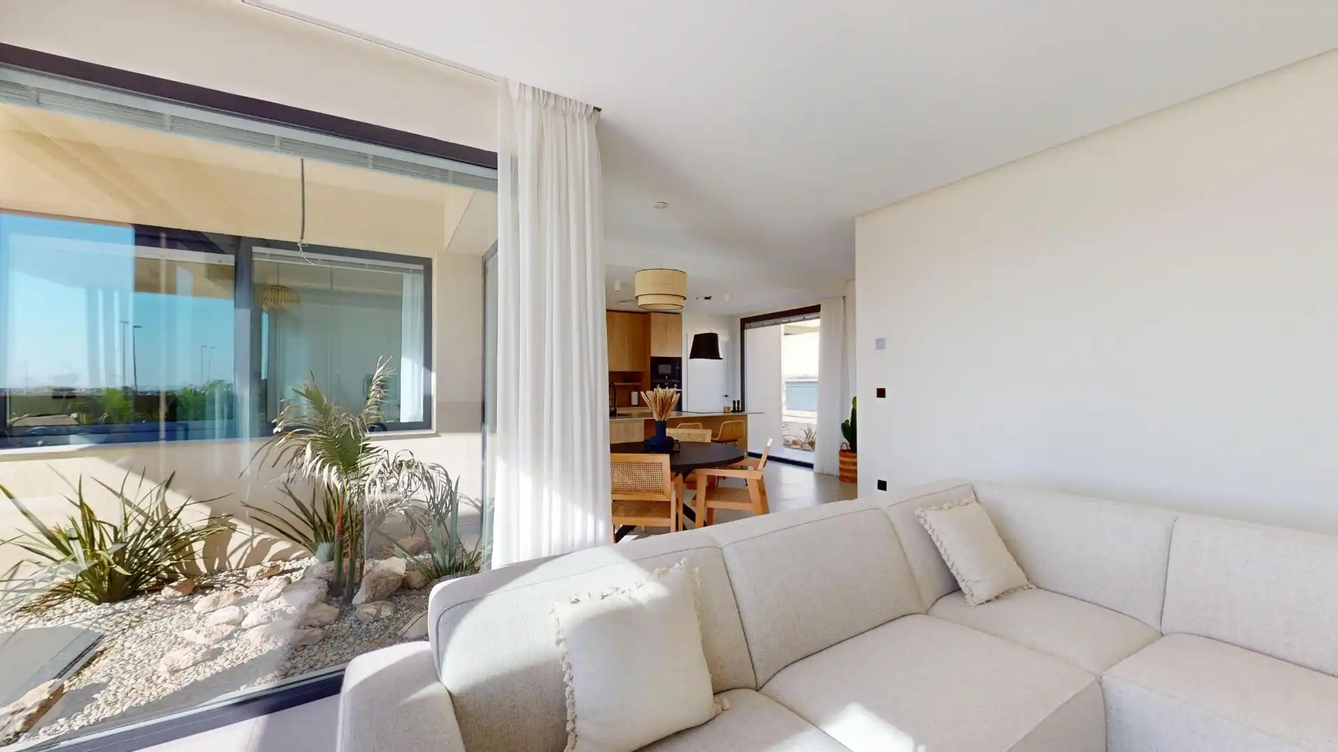 Sala d'estar de Casa o xalet en venda en Murcia amb Aire condicionat, Jardí privat i Terrassa
