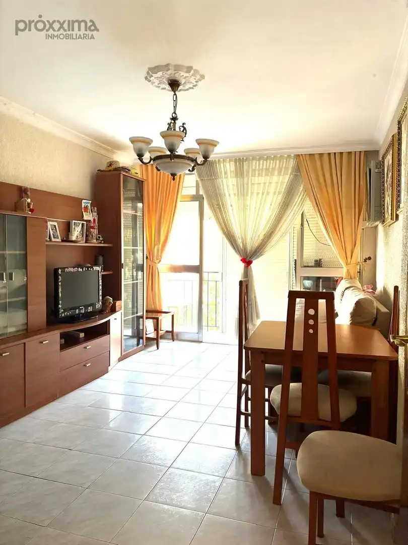 Living room of Flat for sale in  Sevilla Capital  with Air Conditioner and Terrace