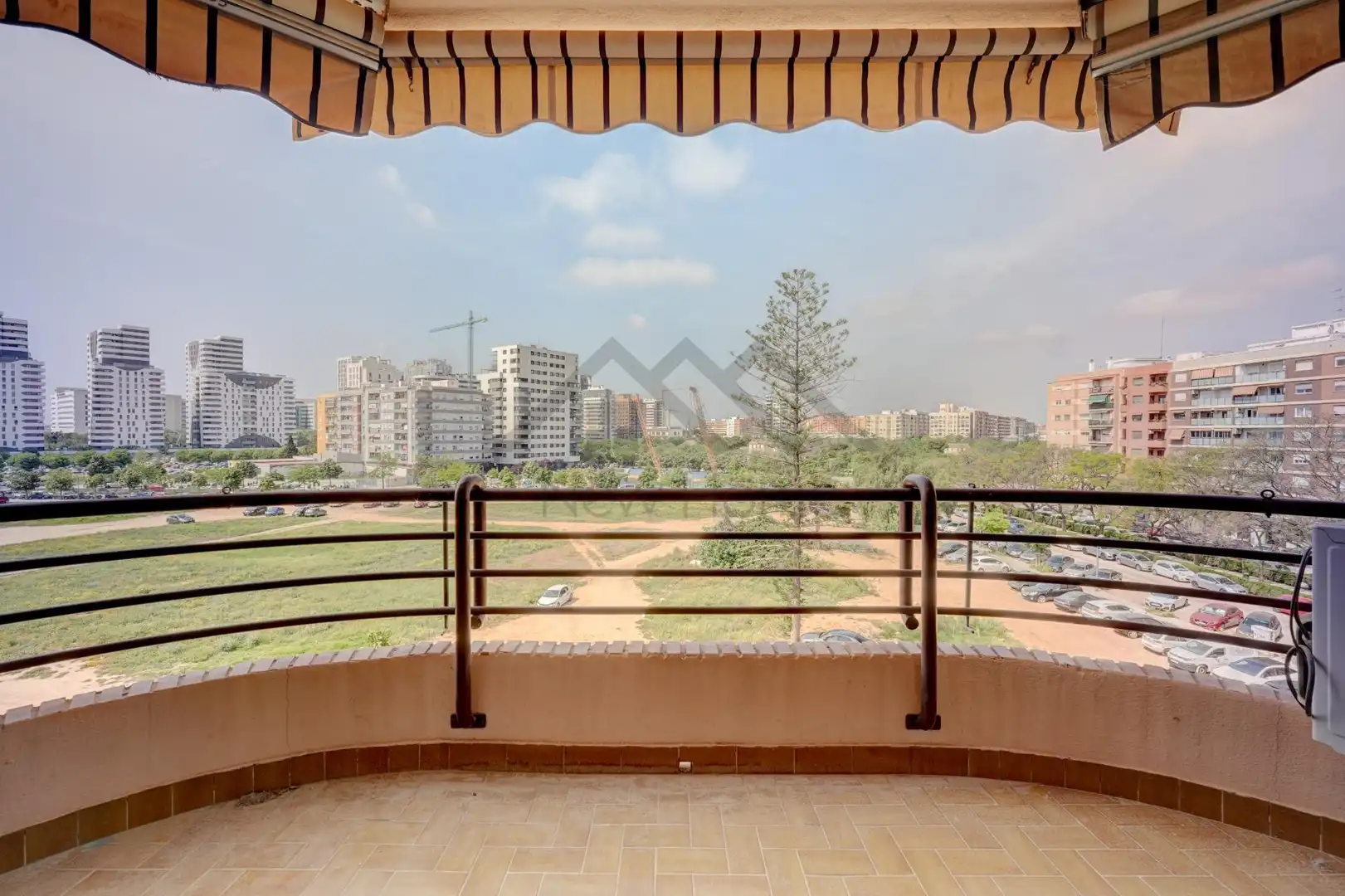 Terrace of Flat for sale in  Valencia Capital  with Heating, Furnished and Balcony