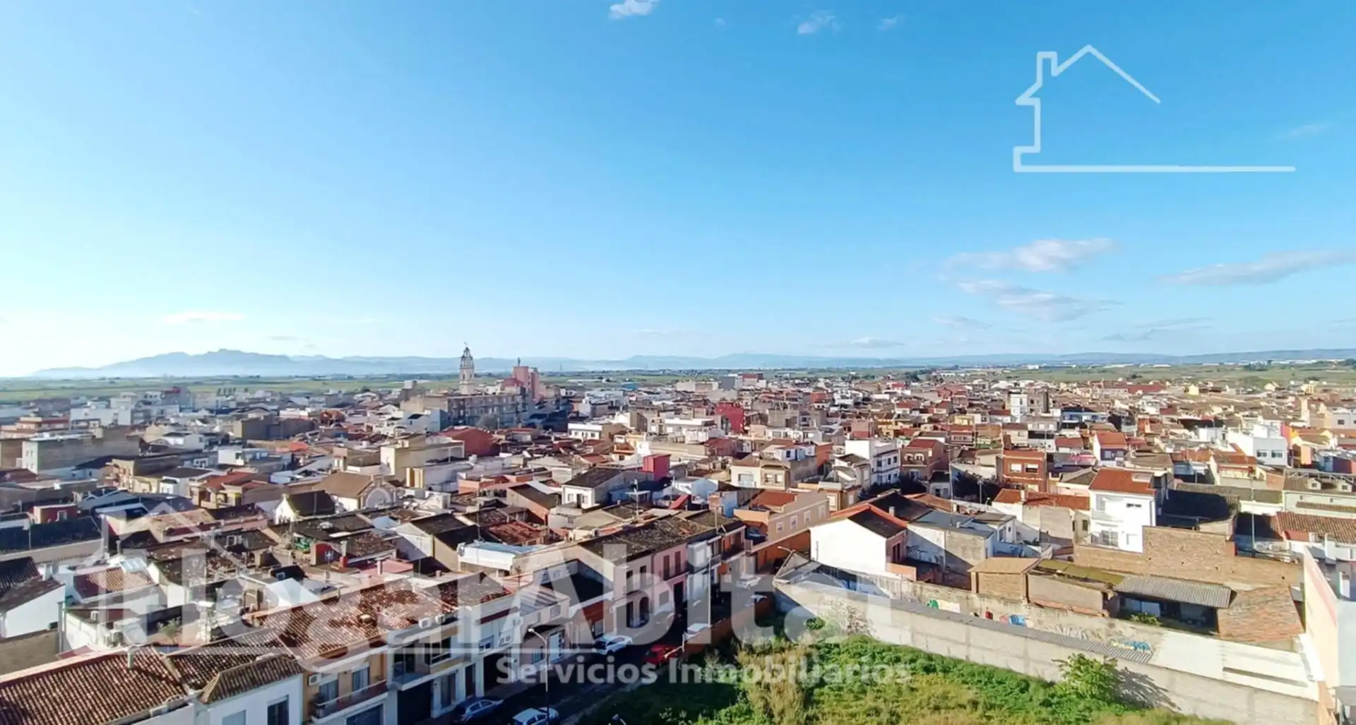 Vista exterior de Piso en venta en Alginet con Terraza