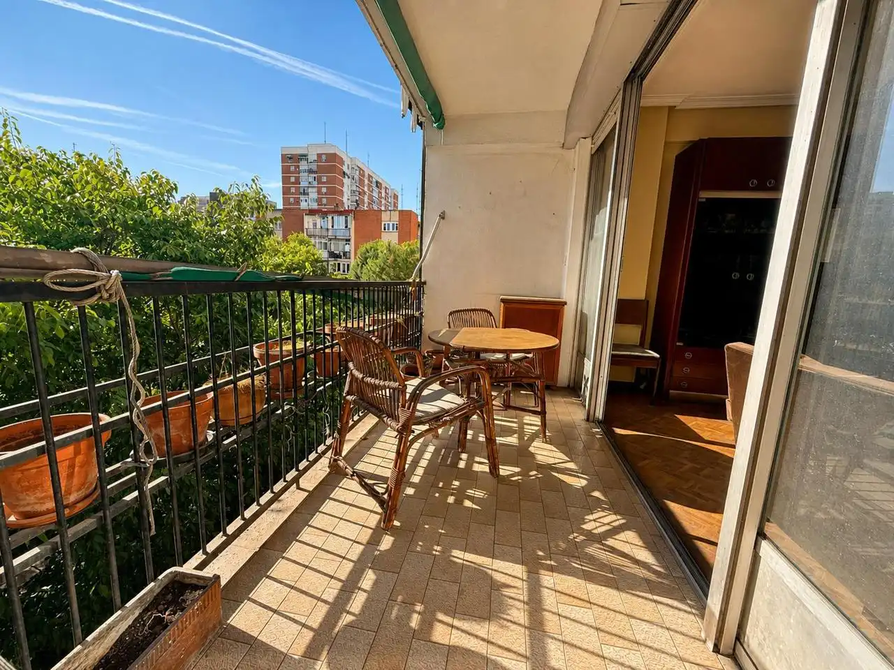 Terraza de Piso en venta en Madrid con Parquet y Terraza