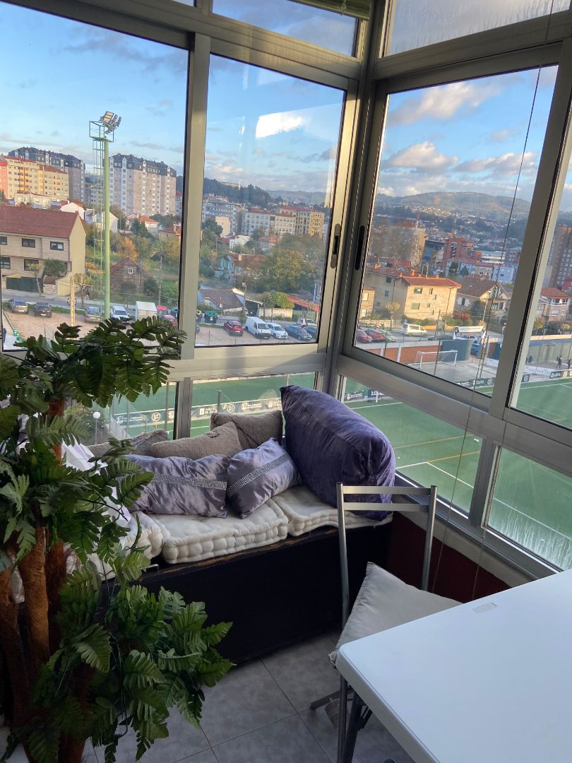 Balcony of Flat for sale in Vigo   with Heating, Parquet flooring and Storage room