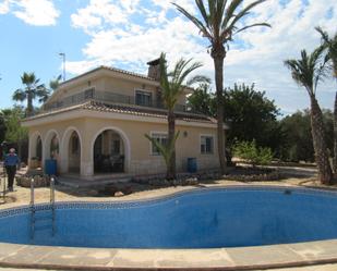Exterior view of House or chalet for sale in San Vicente del Raspeig / Sant Vicent del Raspeig  with Air Conditioner, Heating and Private garden