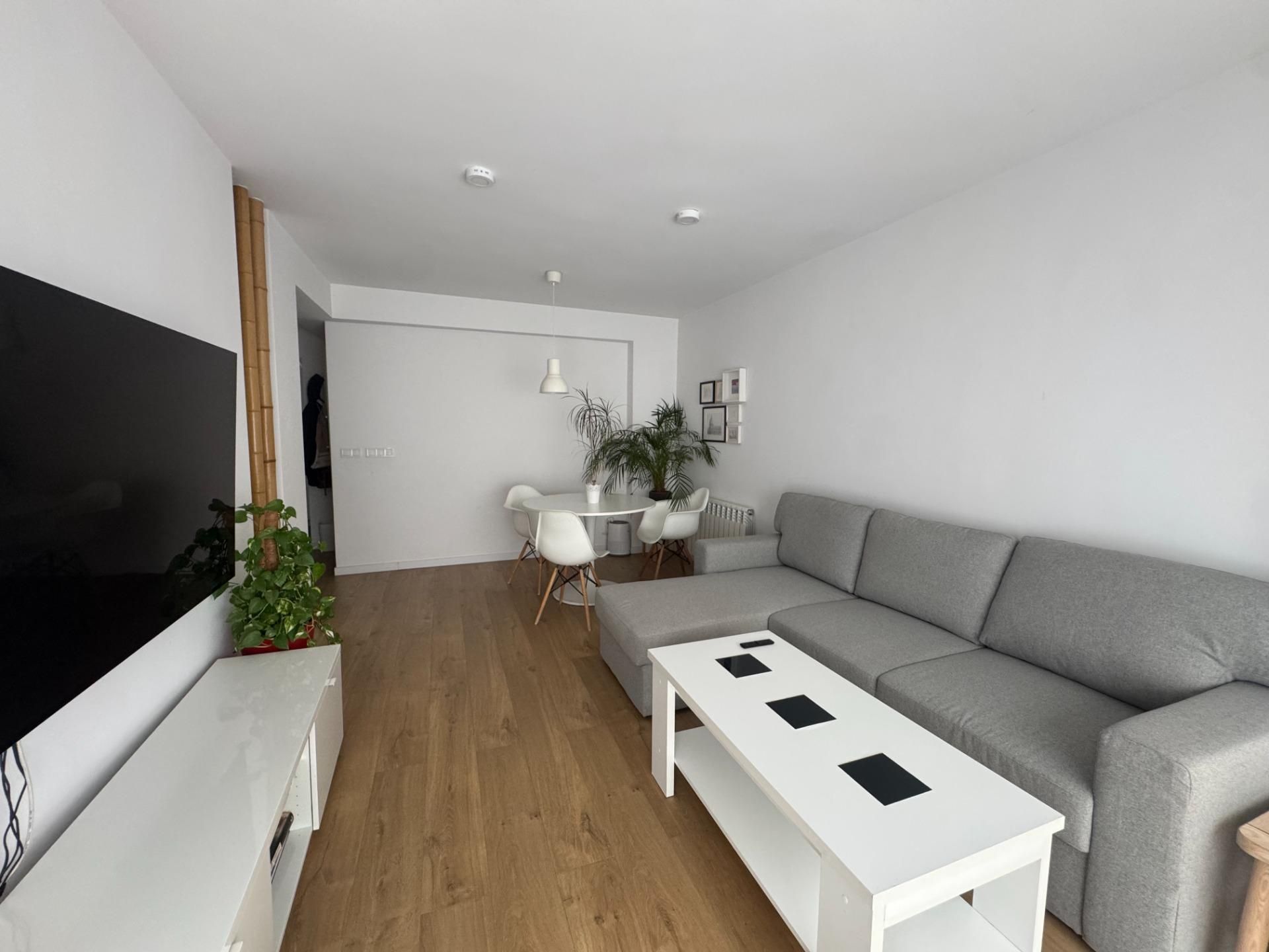 Living room of Flat to rent in  Madrid Capital  with Air Conditioner and Terrace