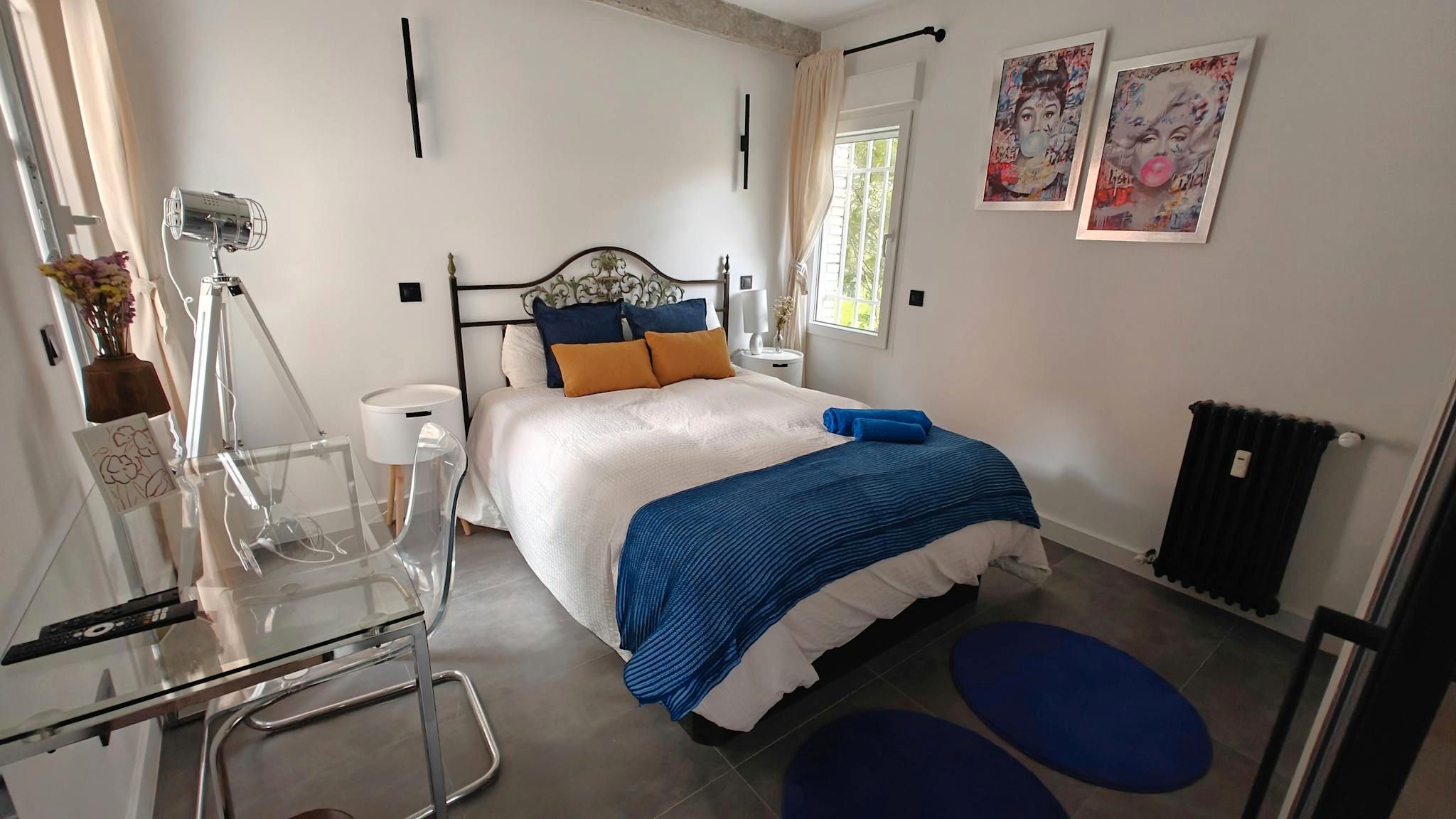 Bedroom of Flat to share in  Madrid Capital  with Heating, Furnished and Washing machine