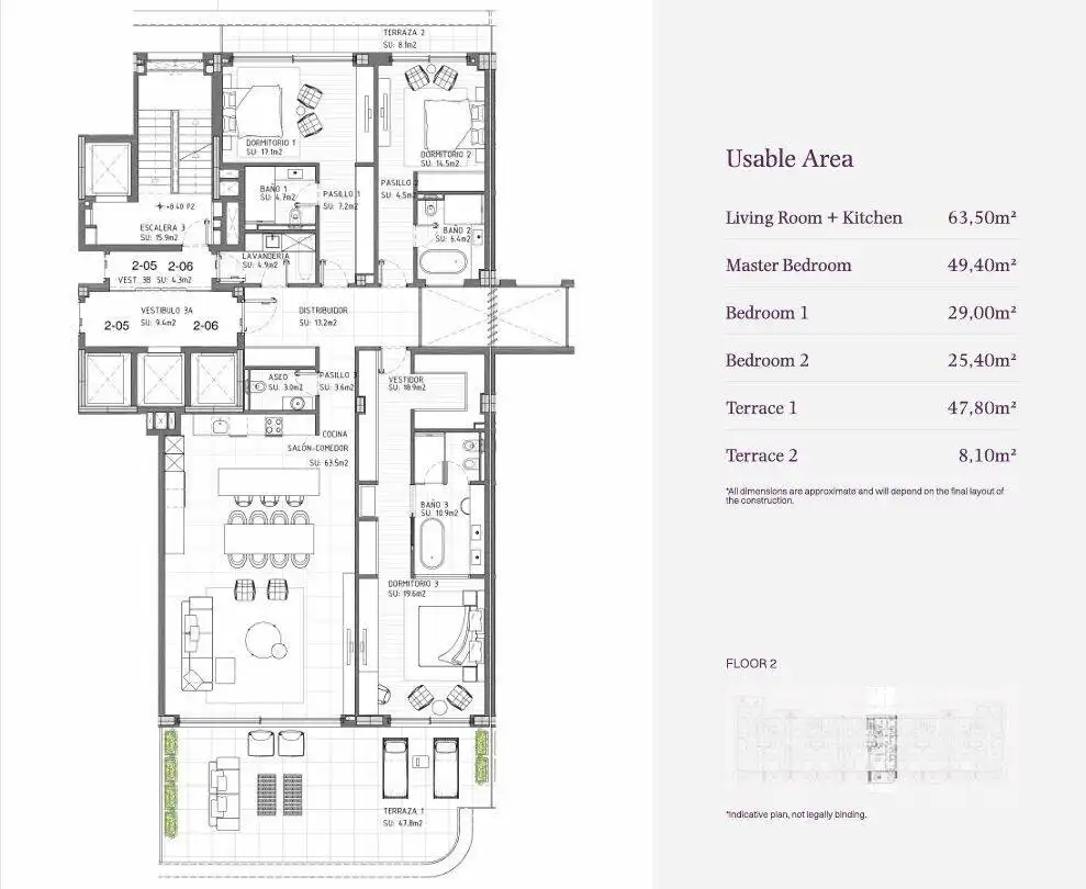 Apartments for sale in Estepona  with Air Conditioner, Terrace and Storage room