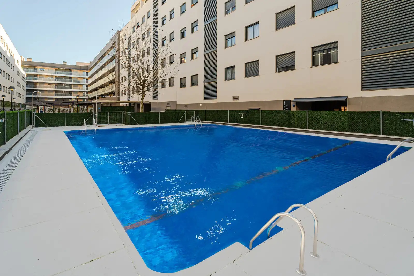 Swimming pool of Flat for sale in Móstoles  with Storage room