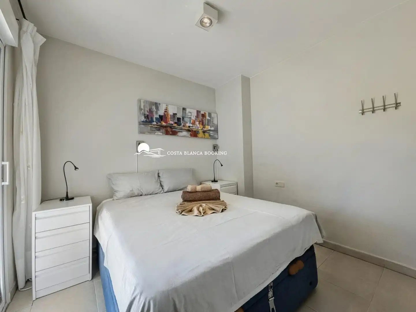 Bedroom of Apartments for sale in L'Alfàs del Pi  with Air Conditioner, Terrace and Furnished
