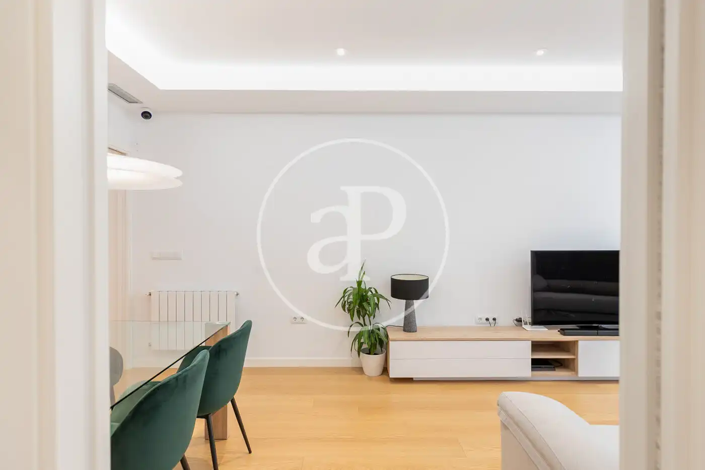Sala de estar de Piso en venta en Barcelona con Aire acondicionado, Calefacción y Balcón