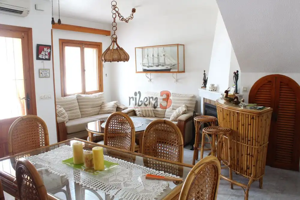 Sala de estar de Dúplex en venta en San Javier con Aire acondicionado, Terraza y Trastero