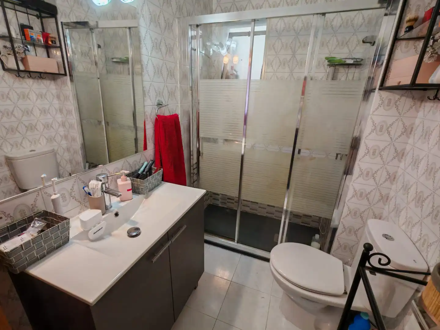 Badezimmer von Wohnung zum Verkauf in Móstoles mit Heizung, Parkett und Terrasse