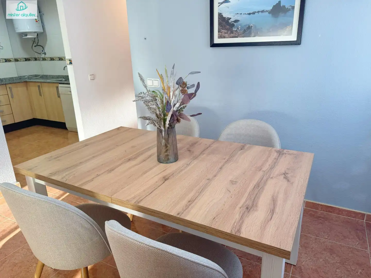Dining room of Apartments for rent in El Campello  with Air Conditioner, Heating and Private garden