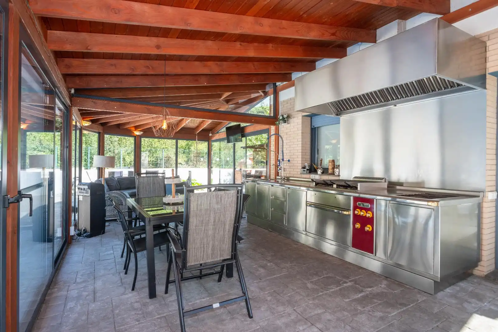 Terrace of Houses for rent in Girona  with Air Conditioner, Private garden and Terrace