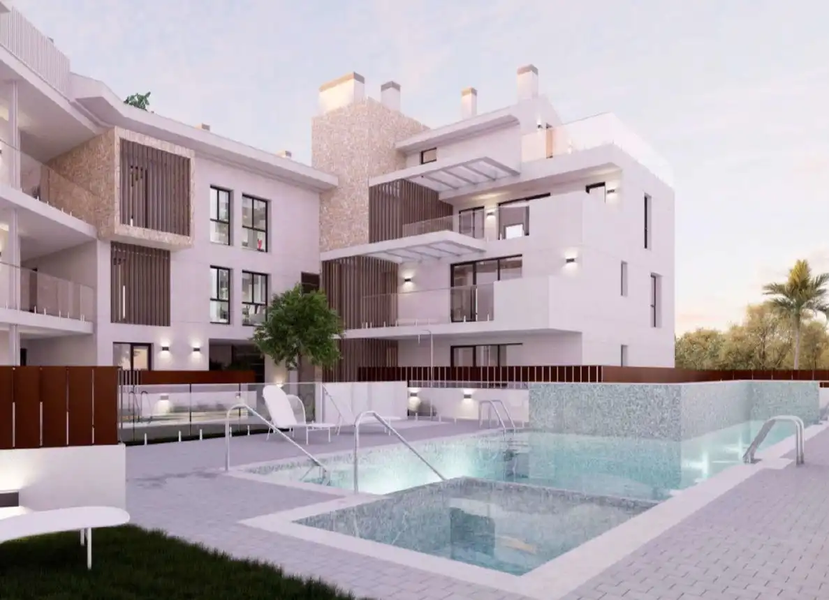 Piscina de Apartamento en venta en Jávea / Xàbia con Terraza y Piscina