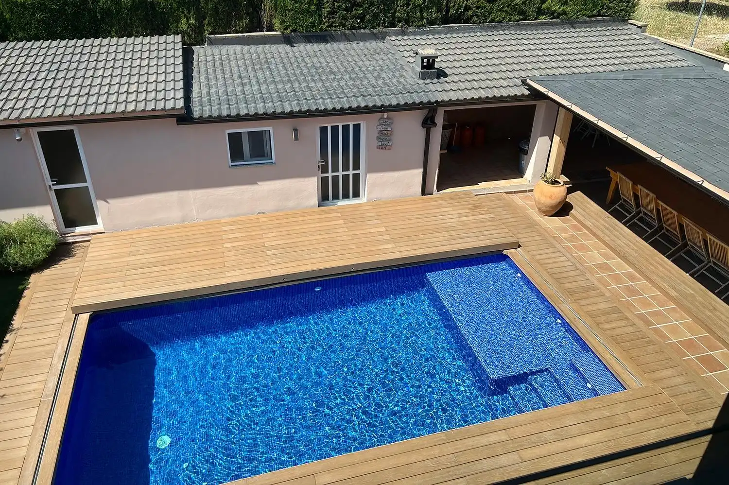 Piscina de Casa o xalet en venda en La Torre de Claramunt amb Jardí privat, Terrassa i Traster