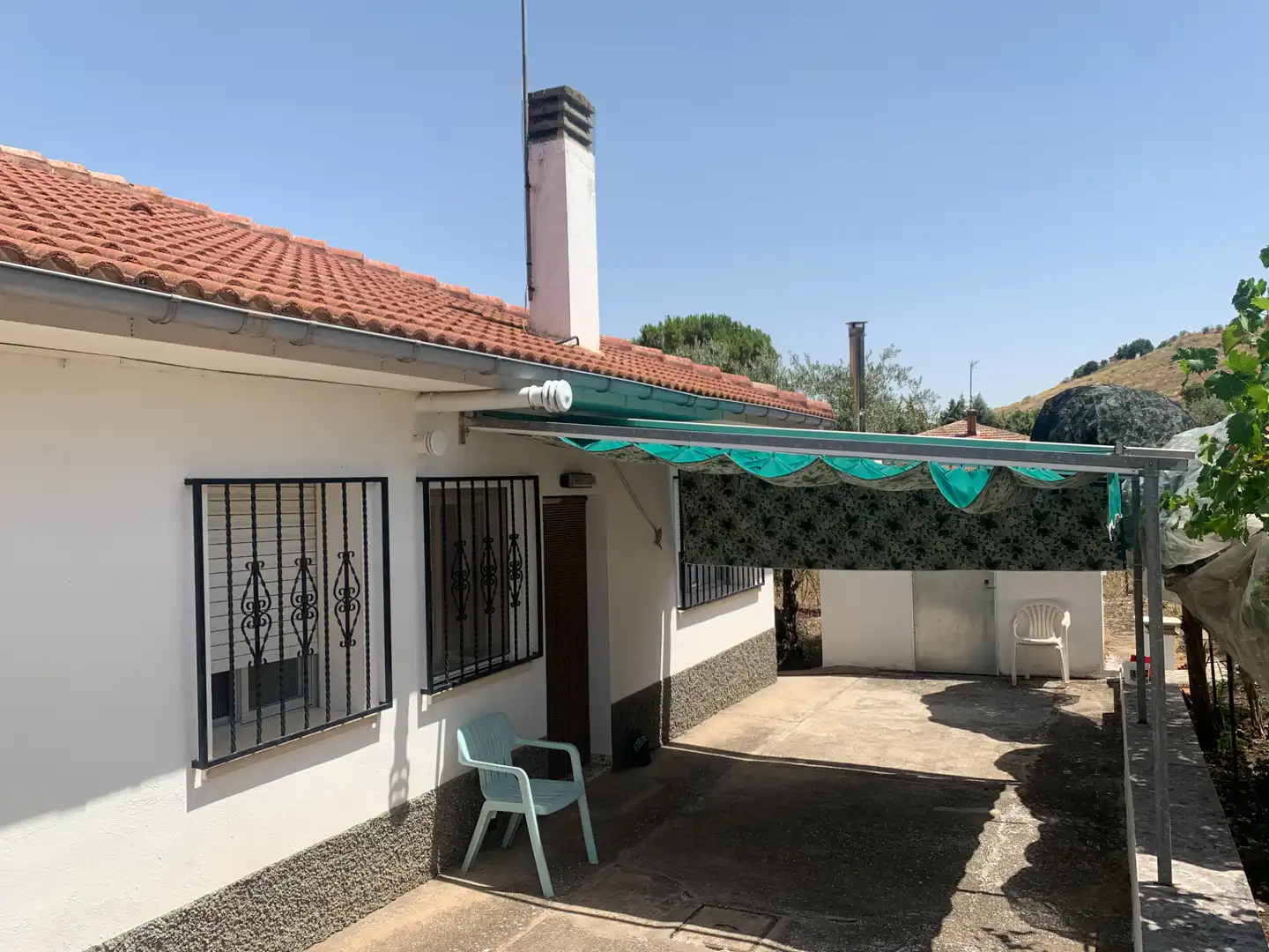 Vista exterior de Casa o chalet en venta en Illana con Calefacción, Jardín privado y Terraza