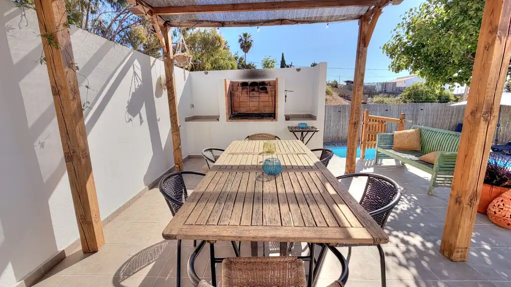Terrassa de Finca rústica en venda en Vélez-Málaga amb Aire condicionat, Jardí privat i Terrassa