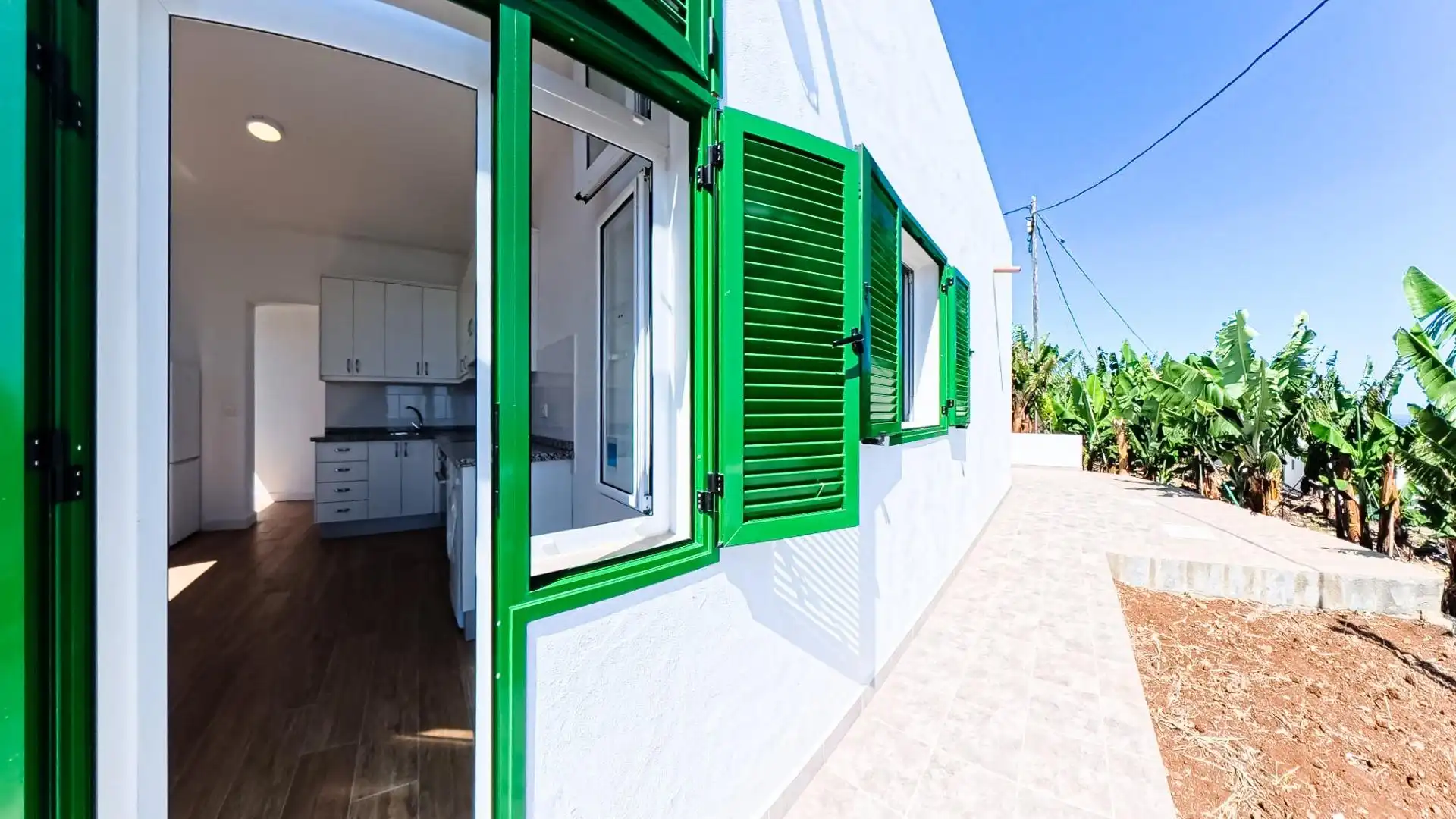 Außenansicht von Wohnung zur Miete in Barlovento mit Privatgarten