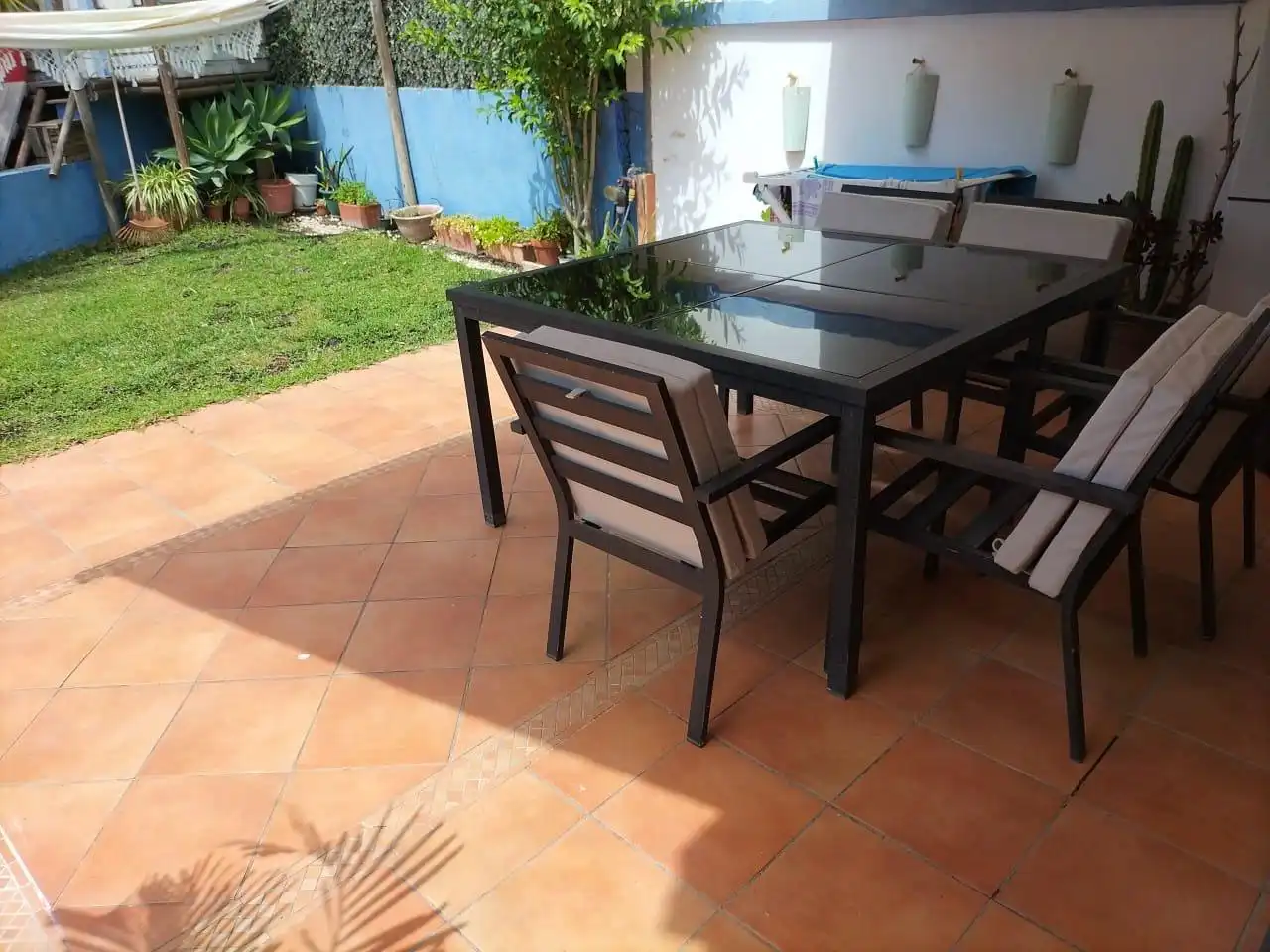 Terrassa de Casa adosada en venda en Benalmádena amb Aire condicionat, Jardí privat i Piscina comunitària