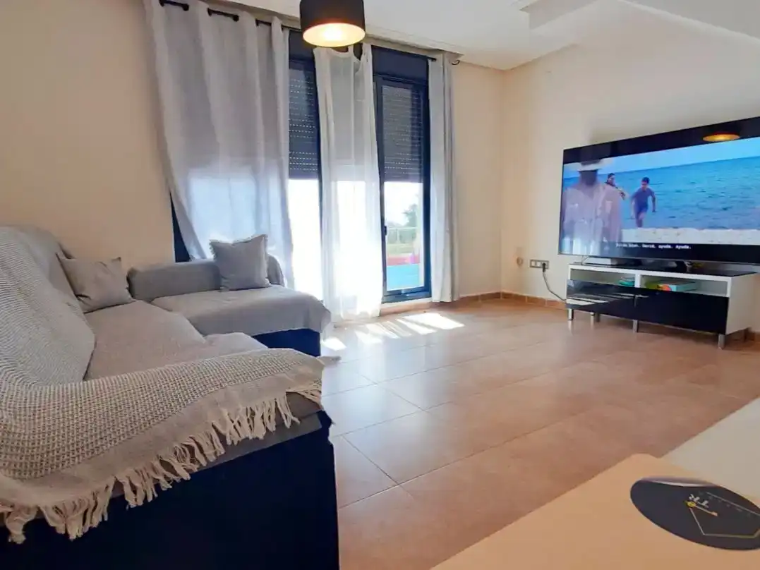 Sala d'estar de Dúplex en venda en El Verger amb Aire condicionat i Piscina