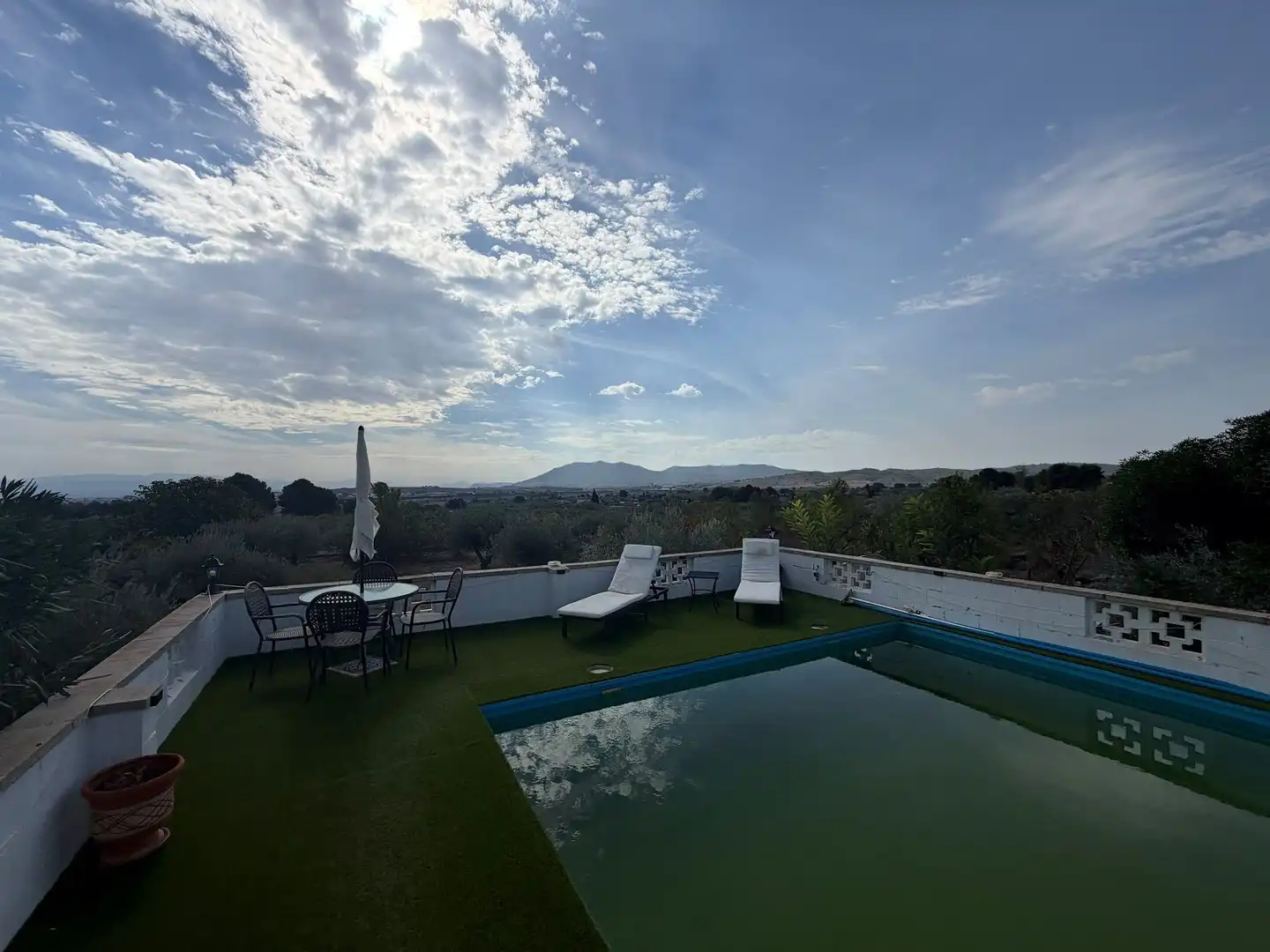 Swimming pool of Houses for sale in Caudete, Albacete